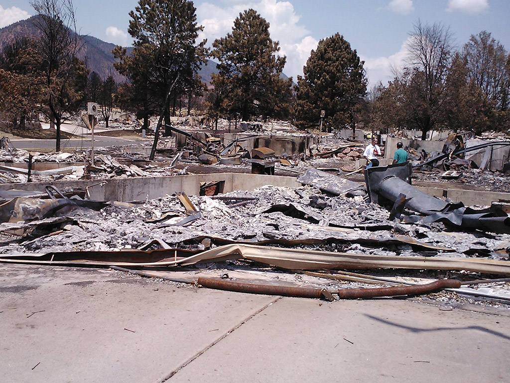 home burned in waldo canyon fire